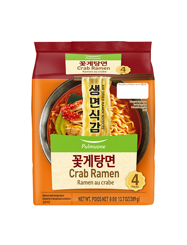 풀무원) 생면식감 꽃게탕면 (라면) - 389g