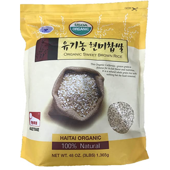 해태) 유기농 현미찹쌀 - 3LB