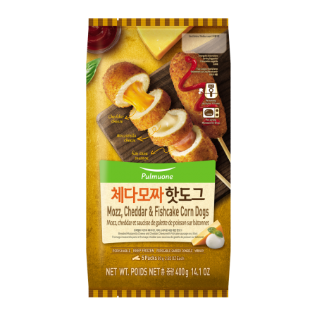 풀무원) 체다모짜 핫도그 - 5x80g
