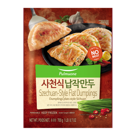 풀무원) 사천식 납작 지짐만두 - 700g