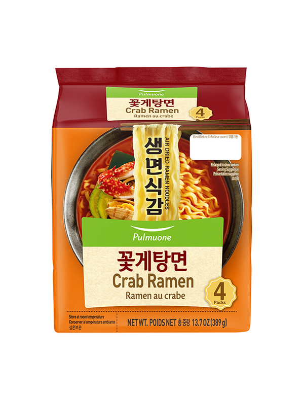 풀무원) 생면식감 꽃게탕면 (라면) - 389g