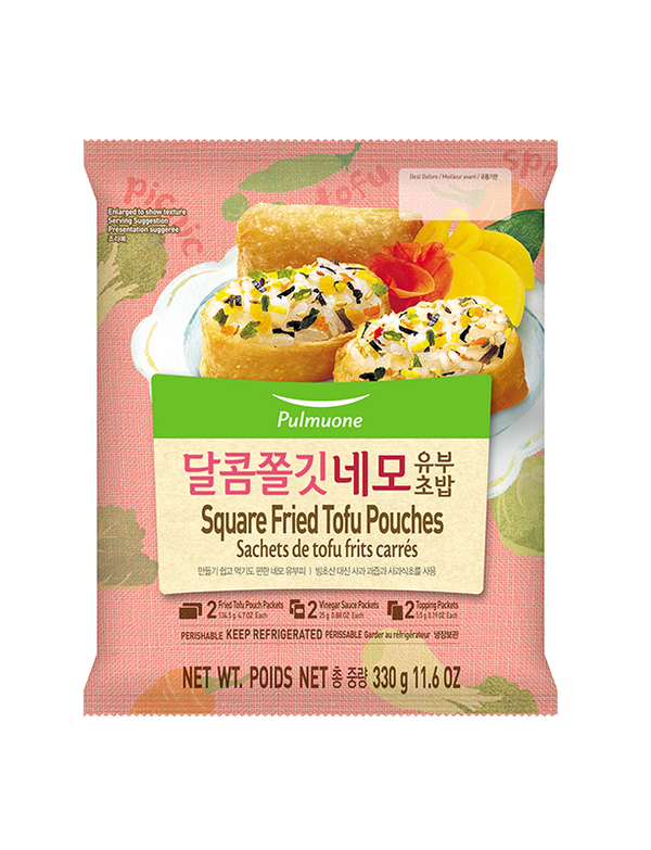 풀무원) 달콤쫄깃 네모 유부초밥 (28pcs) - 300g