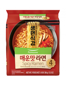 풀무원) 생면식감 매운맛 (라면) - 384g